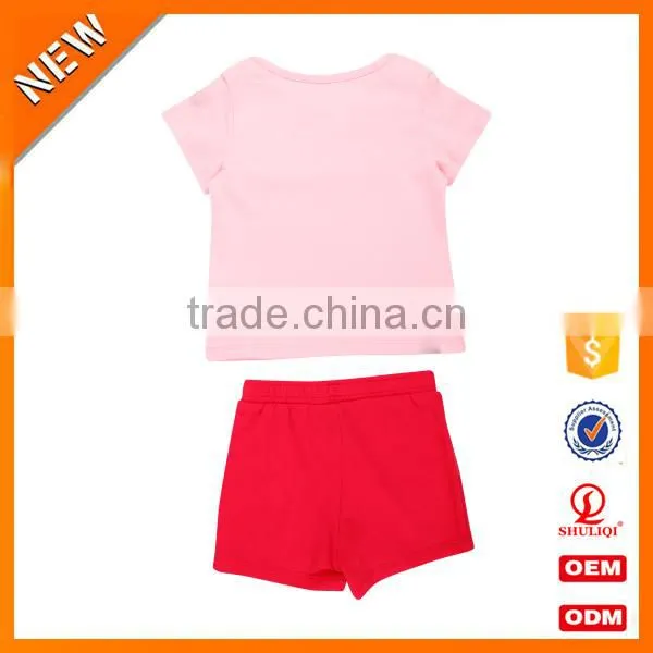 Custom Cotton Unisex Children Clothing 2016/ Printed Kids Clothes &children's Clothing Sets From China Supplier H-1674 photo-2