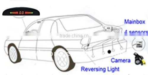 Rear Sensor, Car Parking Rear Sensor 2 Front 4 Back photo-2