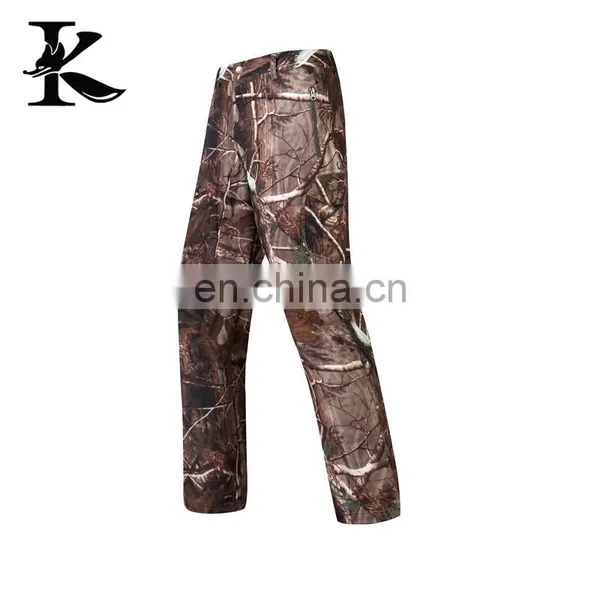 Men's Outdoor Realtree Camo Softshell Hunting Pants