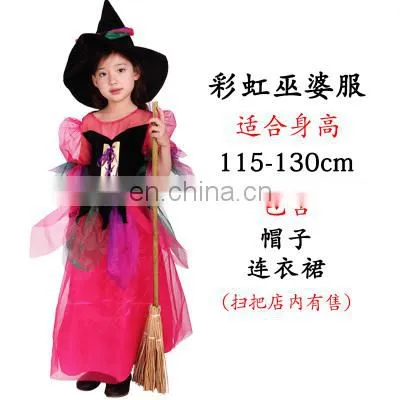 In Stock Witch Devil Kids Halloween Costume photo-5