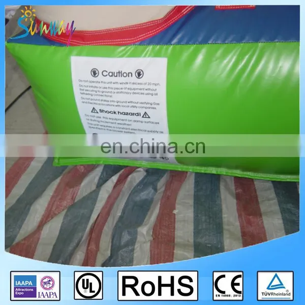 5MX4.5MX4M Green Inflatable Palm Tree Bouncer Moonwalk With Water Slide photo-6
