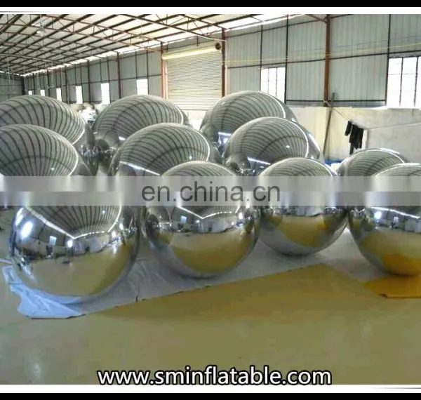 China Supplies Wholesale Inflatable Mirror Ball Silver Mirror Ball Decoration On Sale photo-2