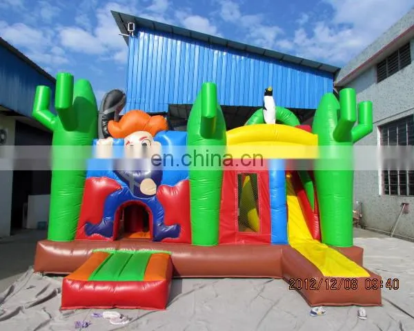 Attractive Inflatable Jungle Bouncy Castle With Slide ,inflable Bouner/inflatable Combo photo-2