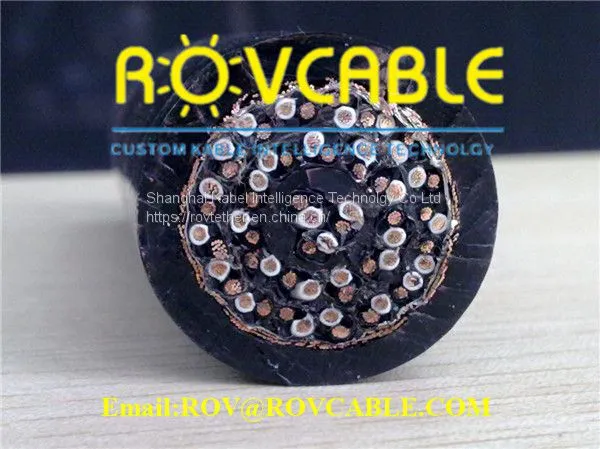 PUR Sheathed Waterproof Cctv Camera Cables Shielded Robot Cable photo-2