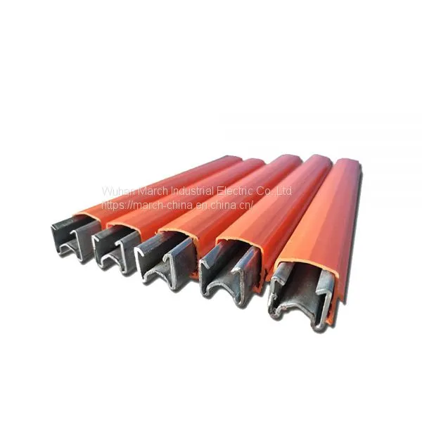 March Galvanized Steel 60A 100A 125A Gantry Crane Conductor Bus Bar System photo-3