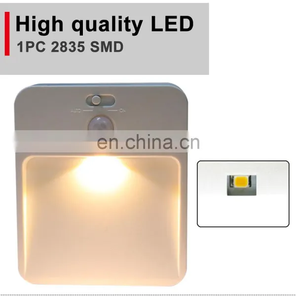 TS Lighting 3 x AA Battery Motion Light Pir Motion Sensor Light Induction Night Light for Bathroom photo-4
