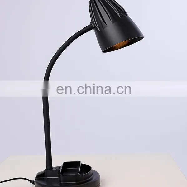 Classical Black Design Indoor Decor Light Reading Table Lamp for Bedroom photo-3