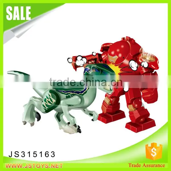 JSTOYS Heroes and Dinosaurs Plastic Bricks Toy for Wholesale photo-5