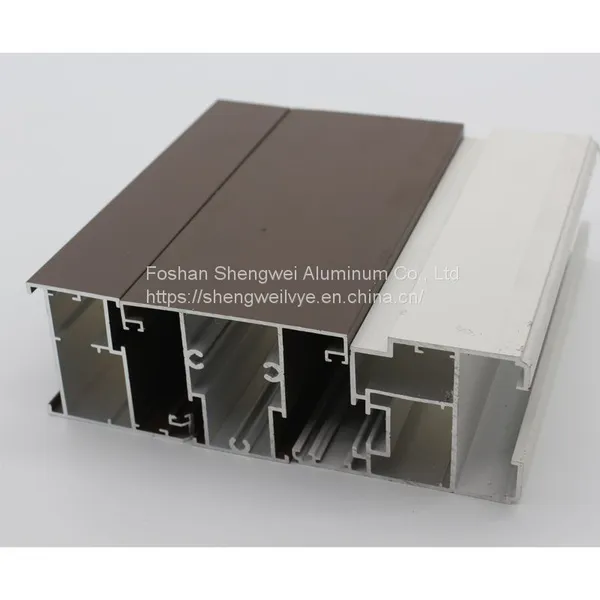 High Quality Powder Coating Profiles Doors and Windows Aluminum Profile From China photo-2