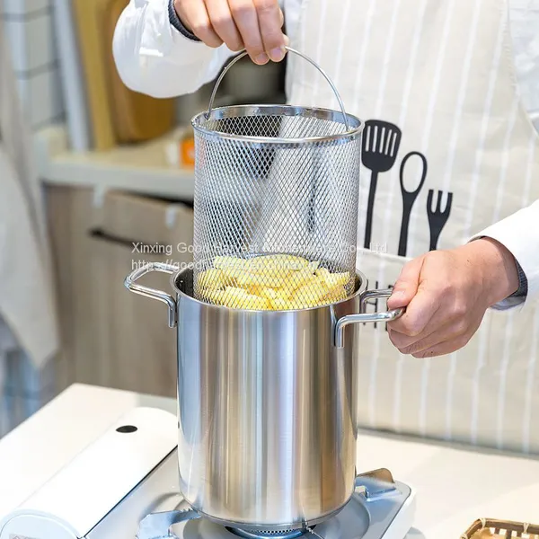 Soup Pot Asparagus Pot Capsuled Aluminum Induction Bottom With Glass Cover and Basket 16*24CM 4L ；20*24CM 7.5L photo-3
