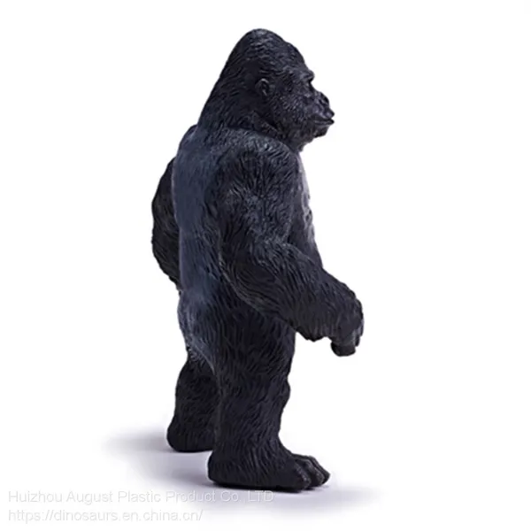 Lifelike Animal Model PVC Standing Gorillas Ape Statue King Kong Toy Orangutan Action Figure photo-3