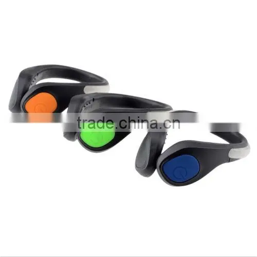 Portable Bike Cycling Sports Shoes Wrist Safety Signal LED Light Clip Free Shipping photo-6
