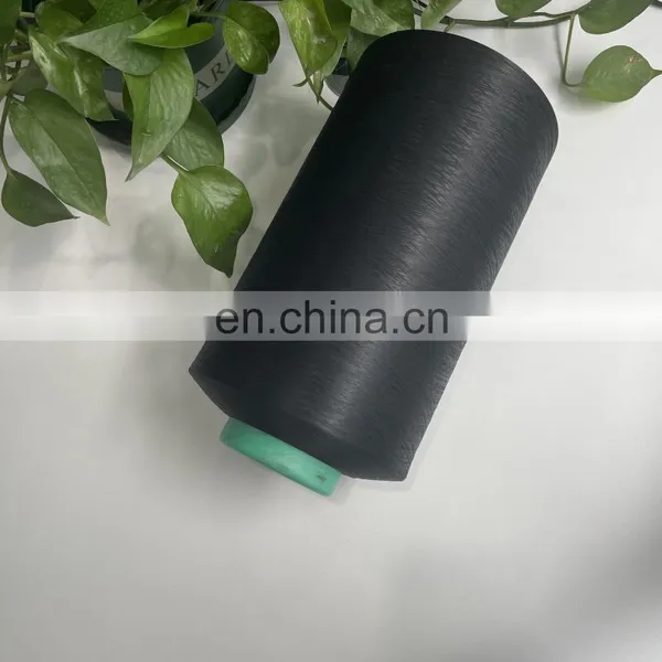 DTY 150D/48F BLACK HIM SD 100% Polyester Filament Yarn Polyester Dty Yarn photo-3