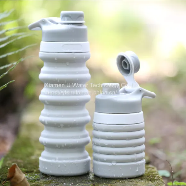 Bpa-free Folding Silicone Travel Camping Water Bottle photo-2