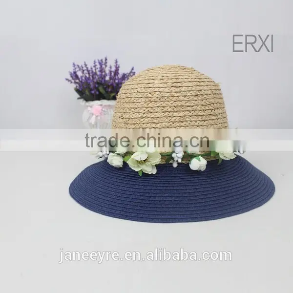 High Quality Womens Sun Beach Promotional Straw Hat Different Color photo-4