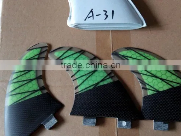 Fiberglass Honeycomb Surfing Fin FCS and FUTURE Type JSF024 photo-2
