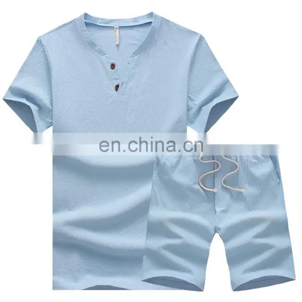 Organic t Shirt Mens Compression Shirt Set Pant Shirt New Style photo-2