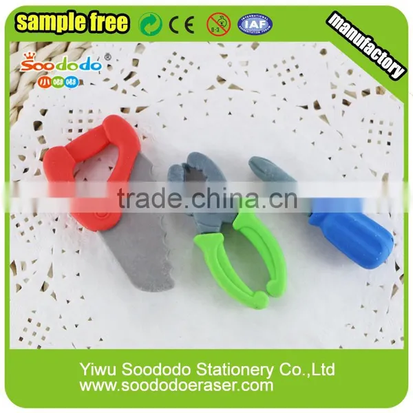 Custom 3D Puzzle Shaped Rubber Eraser For Kids Toy photo-3
