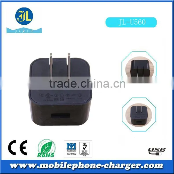US Folding Plug Universal Wall USB Travel Charger With Customized Logo photo-3