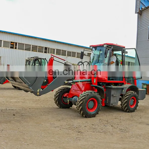 Promotion Customized 4X4 Multifunction 1.5 Ton Front End Loader Mini Loader Payloader 4WD With CE photo-3