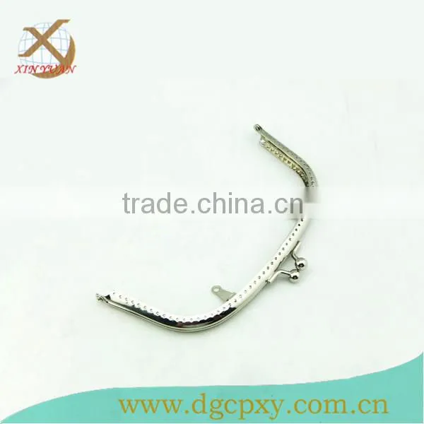 16*7.5cm Nickel High Quality DIY Sewing Coin Purse/handbag Frame Kiss Clasp photo-3