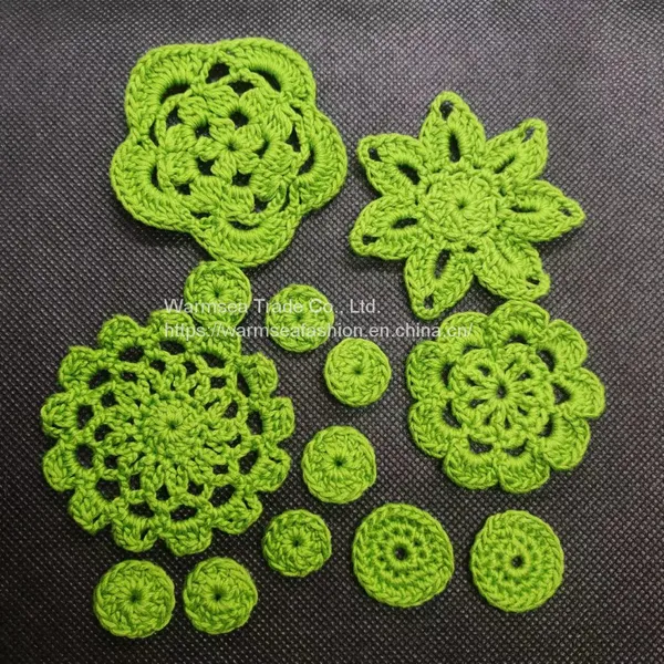 Handcraft Garment Accessories Handmade Cotton Appliques photo-5