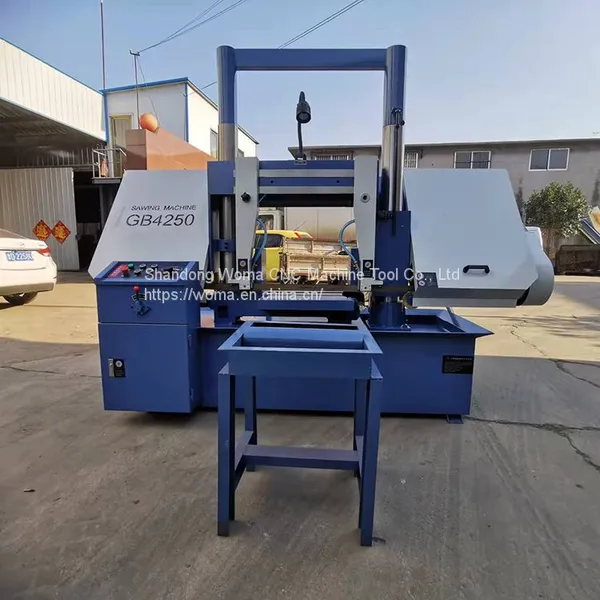 Woma CNC GB4250 горизонтальная металлошлифовальная ленточная станок с автоматическим подъемом