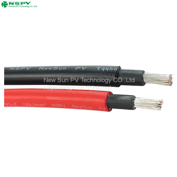 Tinned Oxygen-free Copper Solar Cable 1500VDC Waterproof TUV Certified Solar Cable photo-5