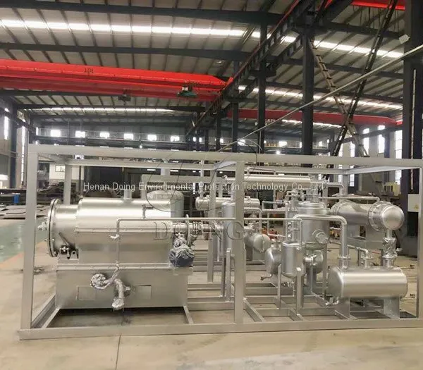 Eco-friendly Small Scale Plastic Pyrolysis Machine Waste Plastic to Fuel & Carbon Black Thermal Decomposition Equipment