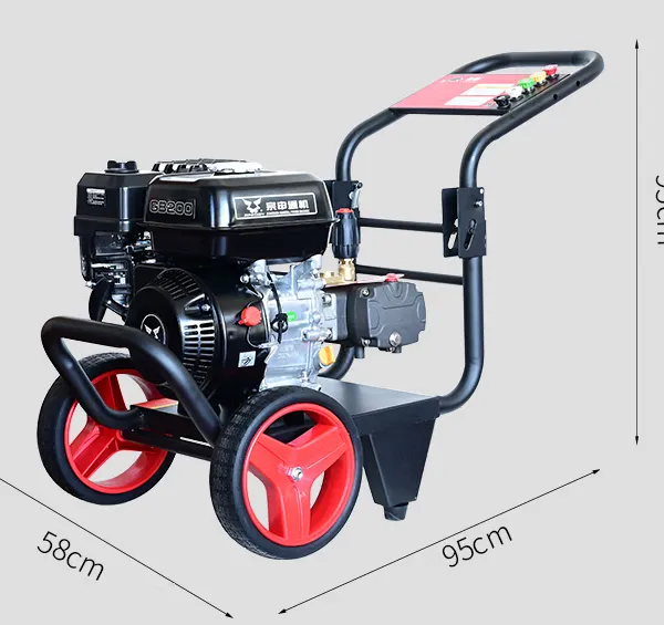150bar 17L/Min Gasoline High Pressure Washer Water Jet Cleaning Washing photo-2