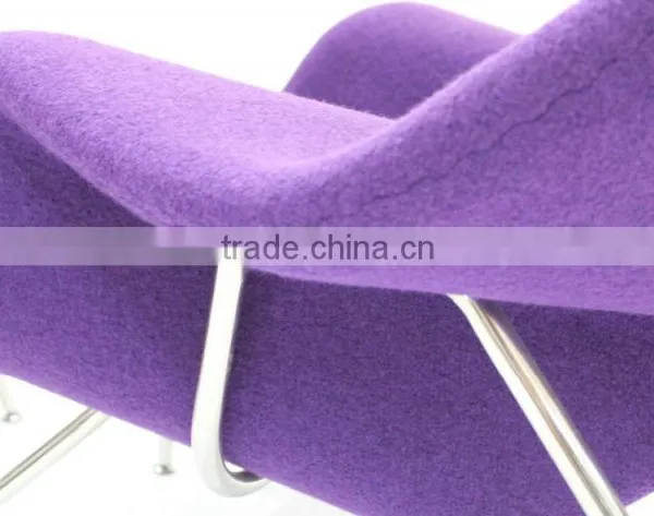 Waiting Room Comfort Design Lounge Womb Chair and Ottoman photo-6