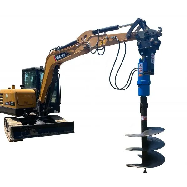 Auger Excavator Auger Borehole Drilling Machine Drilling Rigs Earth Augers photo-4