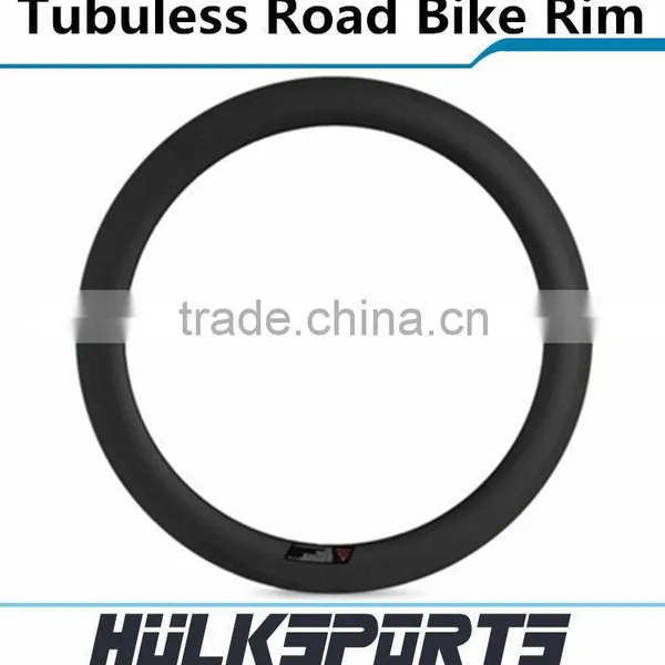 Lightweight Xiamen Export Erd 526mm Carbon Road Bicycle Rim Carbon Fiber Rim Wheel Tubuless Rims photo-2
