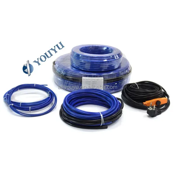 Manufacturer Heat Pipe Defrost Heat Tracing Cable China Living Room Floor Customized Aluminum PFA Solid Heating Insulated Cable