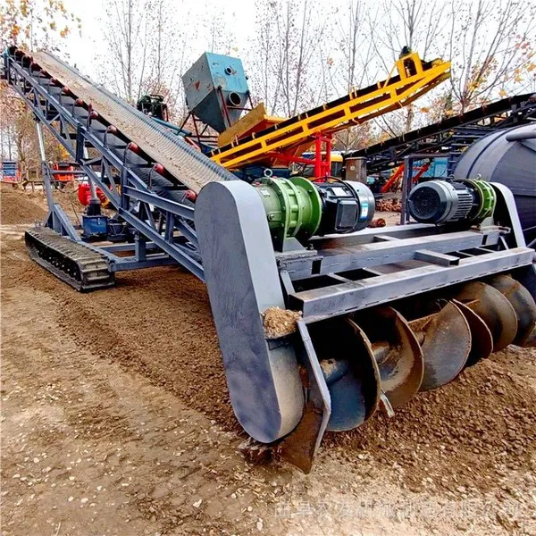 Nongyou Spiral Material Picking Machine, Belt Conveyor for Loading and Storing Grains in Granaries, Fully Automatic Crawler Walking Feeder photo-2