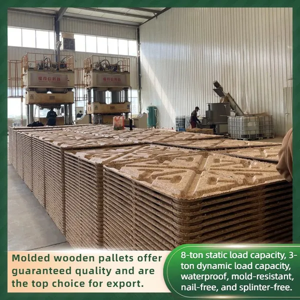 Export-Grade Molded Wood Pallet (Fumigation-Free) — ISPM 15 Certified — 4-Way Entry photo-5