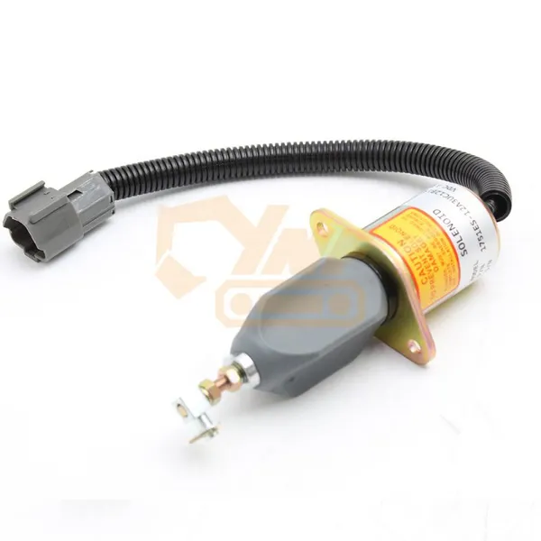 R335-7 R60-5 R210-5 Hyundai Excavator 12V Diesel Engine Stop Solenoid Valve 1751ES-12A3UC12BIS photo-2