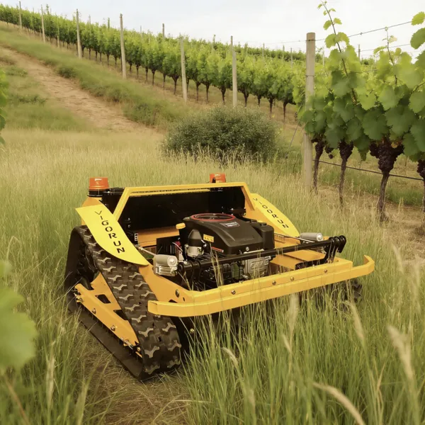 Euro5 EPA Remote Control Slope Mower 800mm Brush Cutter Crawler Type Grass Cutting Machine for Steep Slope Shrub
