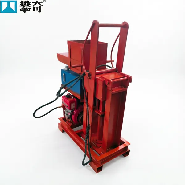 Eco-Friendly Diesel Hydraulic Hollow Block Making Machine - Small Scale Red Clay Brick Production Line photo-2