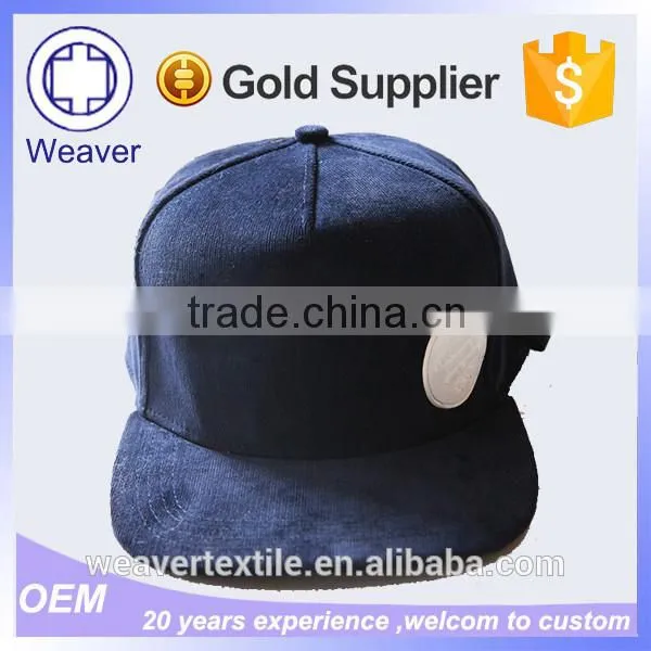 2015 New Products Custom Logo Corduroy 5 Panel Hat Sewing Pattern photo-2