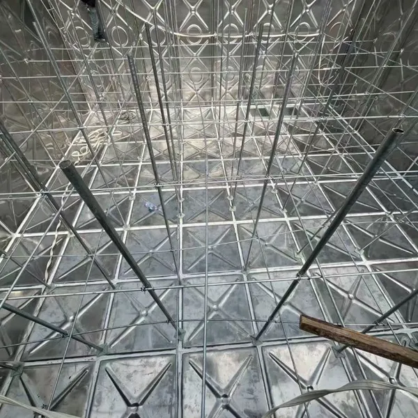 Réservoir d'eau modulaire à panneaux composites SMC FRB haute résistance pour stockage d'eau léger