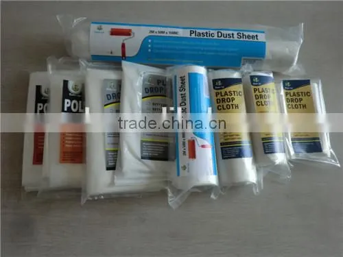 100% High Clear of Protection Paint Drop Cloth photo-3