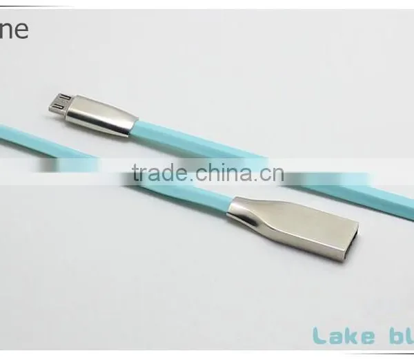 Colored Micro USB Android Steel Data Cable for MOTO G/X/E photo-3
