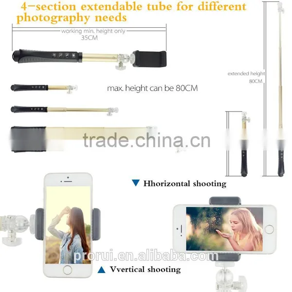 Factory Supply Cheapest Wireless Monopod Mini Wholesale Bluetooth Selfie Stick for Smartphone photo-6