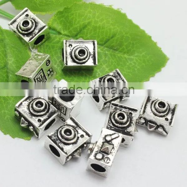 Wholesale 2015 New Style Camera Shape DIY Anti-silver Creative Bracelets Accessories Metal Zinc Alloy Beads With Holes photo-6