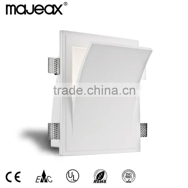 European Style Plaster Recessed E14 Wall Lamp
