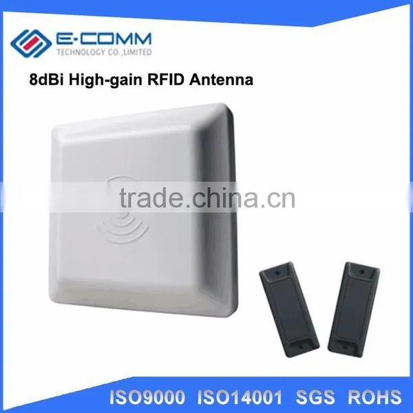 HOT SALE! UHF RFID Reader 8dbi Antenna RS232/RS485/Wiegand Read 3-8M Integrative UHF RFID Reader+2 Rfid Tags photo-2