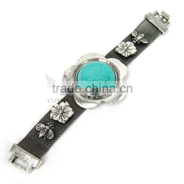 Caroline New Design Turquoise Chain Bracelet