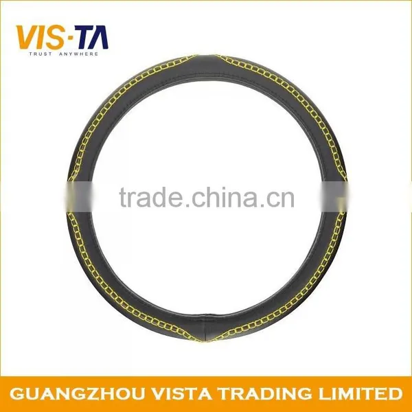 2015 Year Leather Micro Fiber Sport Steering Wheel Cover2702 photo-5