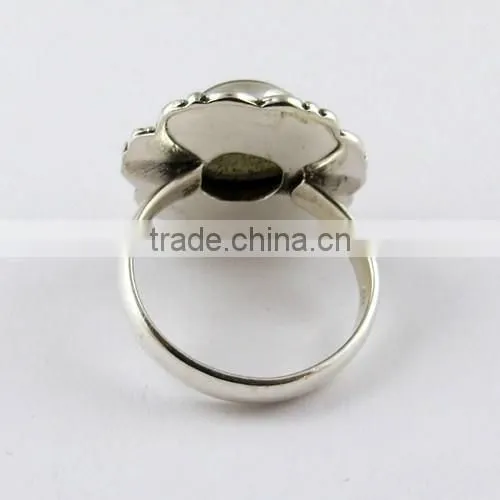 Artisan Oxidized Labradorite Ring, Silver Jewelry India, Oxidized Silver Jewelry photo-3